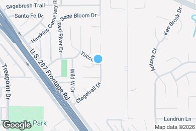 Map image of the property - 5300 Stagetrail Dr