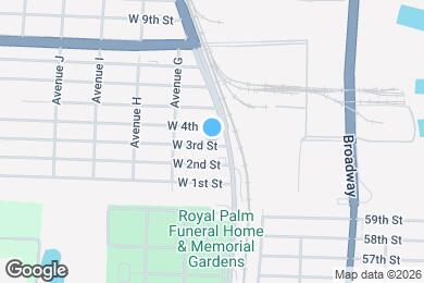 Map image of the property - 522 W 3rd St