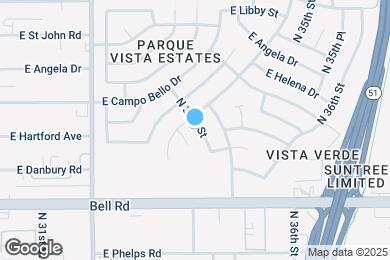 Map image of the property - 17218 N 34th St