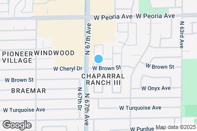 Map image of the property - 6632 W Brown St