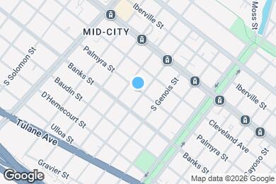 Map image of the property - 3710 Palmyra St