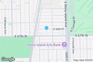 Map image of the property - 1439 E 66th Pl