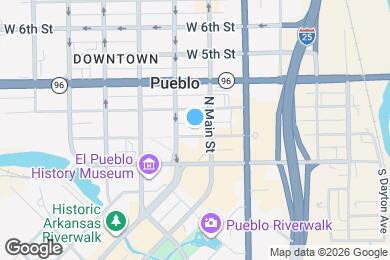 Map image of the property - 211 W 2nd St