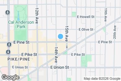 Map image of the property - 1410 E Pine St