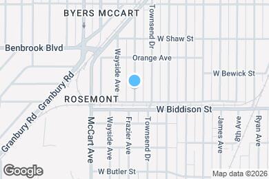 Map image of the property - 3447 Frazier Ave