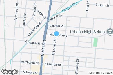 Map image of the property - 203 Lafayette Ave