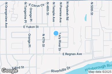 Map image of the property - 8505 N Temple Ave