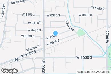 Map image of the property - 3105 W 8525 S