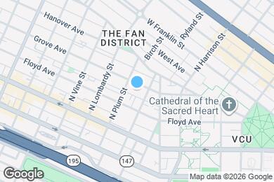 Map image of the property - 1411 Grove Avenue