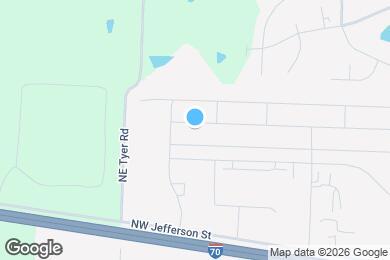 Map image of the property - 1607 NW High View Dr