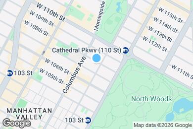 Map image of the property - Room in Shared 3 bed/1 bath home in Upper West Side
