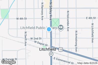 Map image of the property - 225 N Sibley Ave