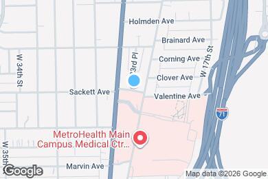 Map image of the property - 3333 W 23rd Pl