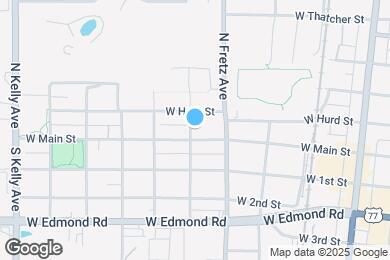 Map image of the property - 16 N Walnut St