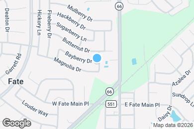 Map image of the property - 304 Bayberry Dr