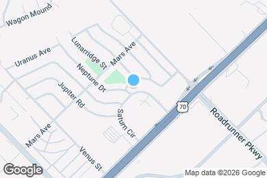 Map image of the property - 2355 Saturn Cir