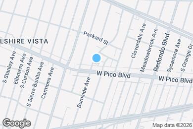 Map image of the property - 1366 S Burnside Ave
