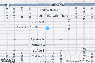 Map image of the property - 4153 2nd Ave N