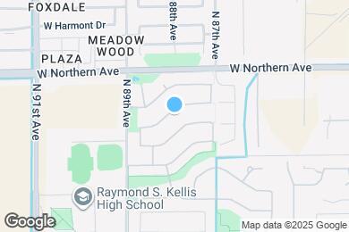 Map image of the property - 8787 W Augusta Ave
