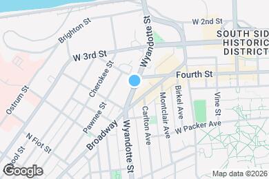 Map image of the property - 417 Wyandotte St