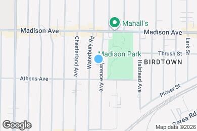 Map image of the property - 2074 Clarence Ave