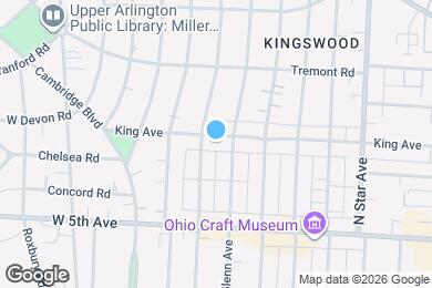 Map image of the property - 1773 King Ave