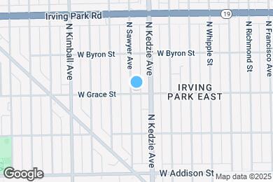 Map image of the property - 3222 W Grace St