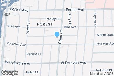 Map image of the property - 117 Garner Ave