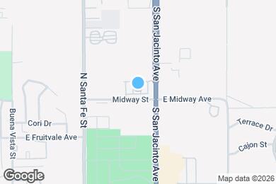 Map image of the property - 2150 S San Jacinto Ave