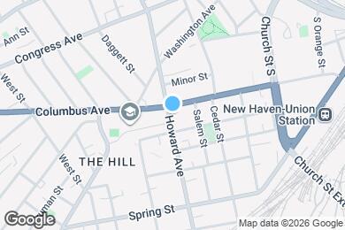 Map image of the property - 603 Howard Ave