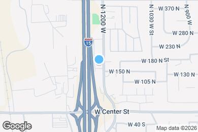 Map image of the property - 1208 W 160 N