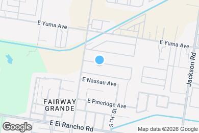 Map image of the property - 804 E la Cantera Ave