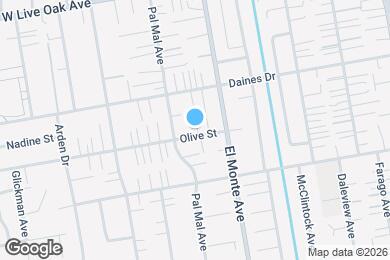 Map image of the property - 10623 Olive St