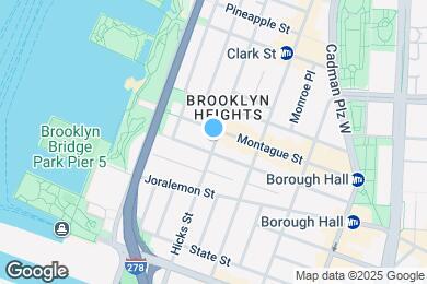 Map image of the property - 222 Hicks St