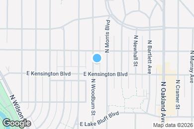 Map image of the property - 4518 N Woodburn St