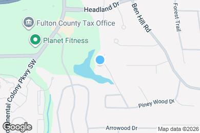 Map image of the property - 2560 Piney Wood Ln