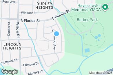 Map image of the property - 1615 Eastwood Ave