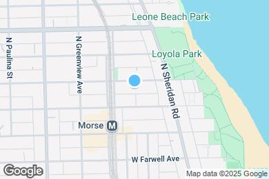 Map image of the property - 1353 W Greenleaf Ave