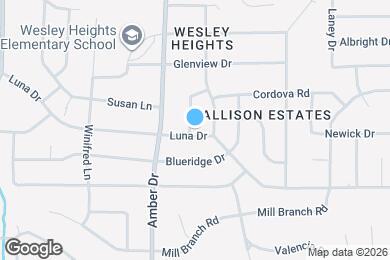 Map image of the property - 5905 Luna Dr