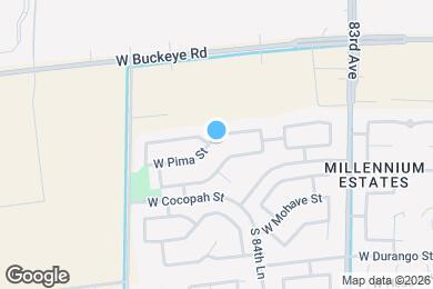 Map image of the property - 8523 W Papago St