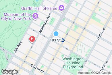 Map image of the property - 112 E 103rd St