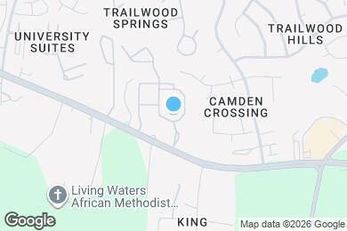 Map image of the property - Campus Crossings Raleigh