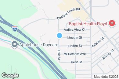 Map image of the property - 731 1/2 Lincoln St