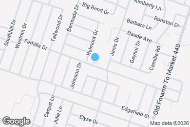 Map image of the property - 1409 Farhills Dr
