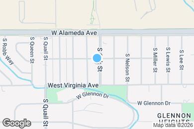 Map image of the property - 425 S Oak St