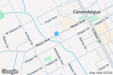 Map image of the property - 111 West Ave