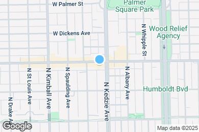 Map image of the property - 3237 W Armitage Ave