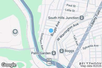 Map image of the property - 736 Boggs Ave