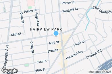 Map image of the property - 319 Alcatraz Ave