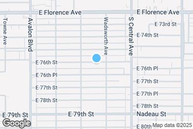 Map image of the property - 838 E 76th St